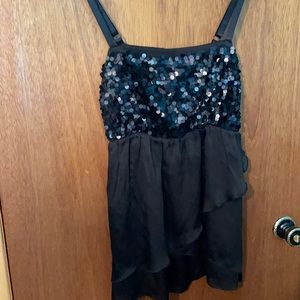 Torrid black sequin top
